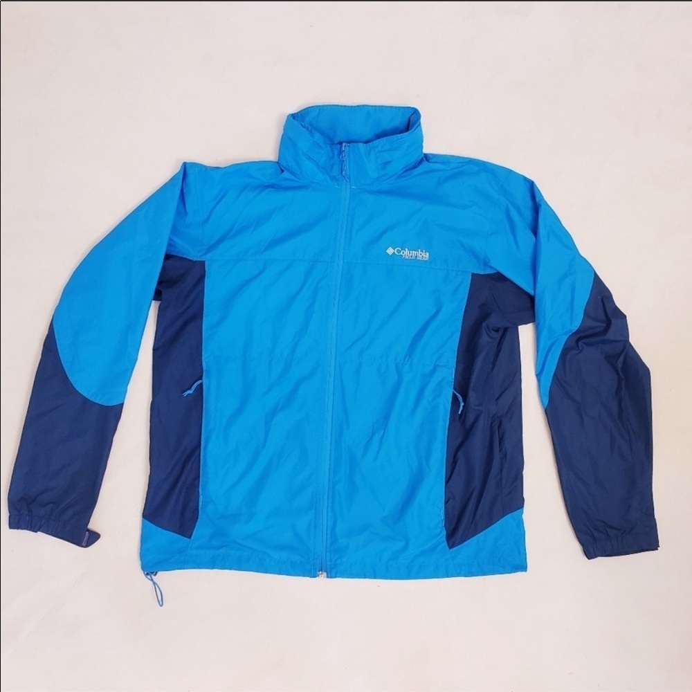 ❤️Columbia - Bright Blue Field Gear Windbreaker - XL